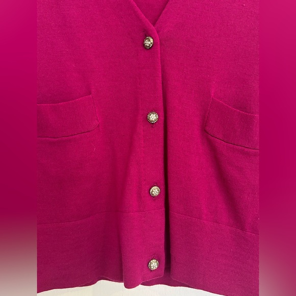 J Crew Cardigan with embellished buttons - Picture 2 of 3